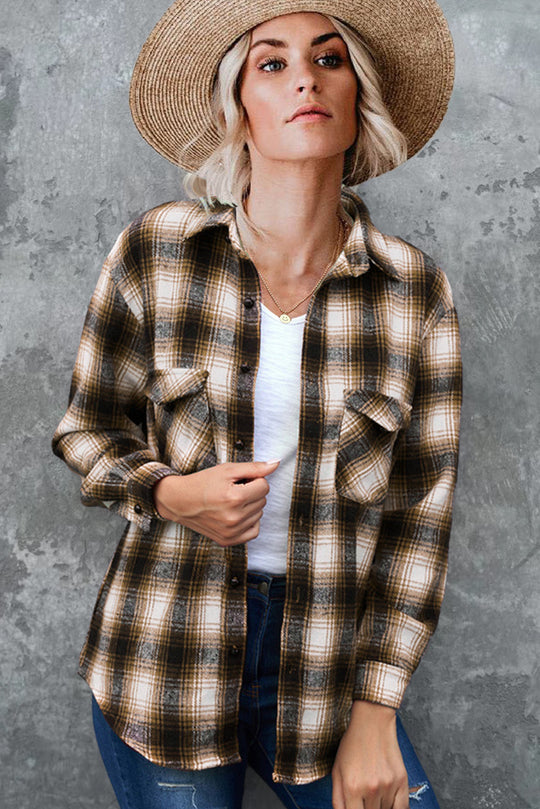 Damen Flanellhemd Heidi-Mode