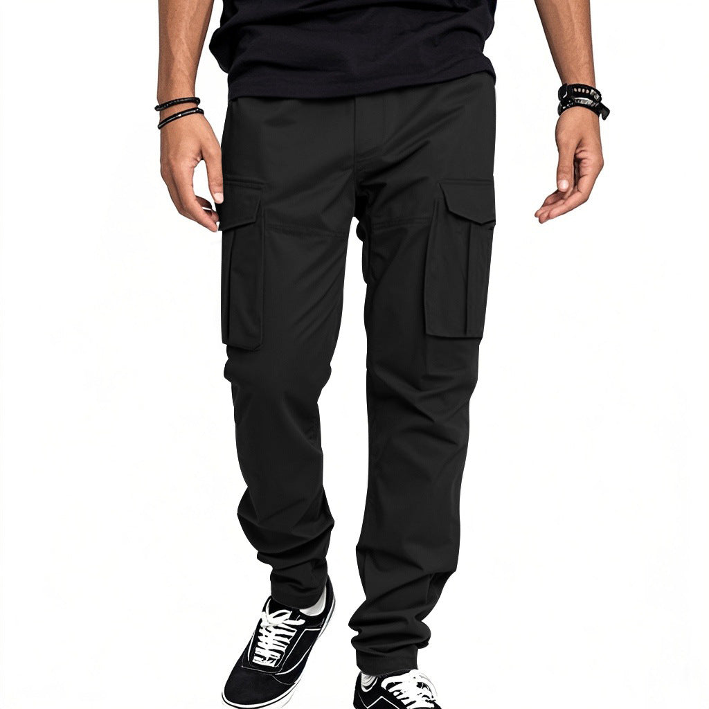Herren Cargo-Hose mit vielseitigen Taschen und flexiblem Schnitt Heidi-Mode