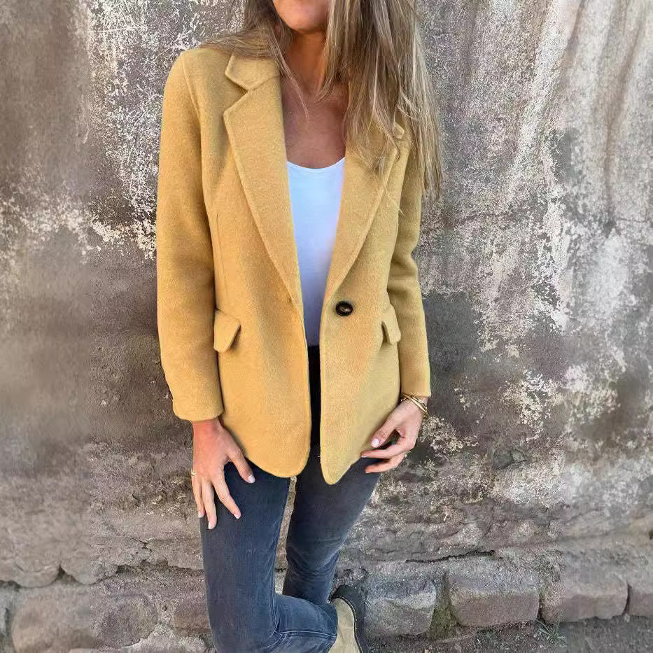 Damen modische Wollblazer Heidi-Mode