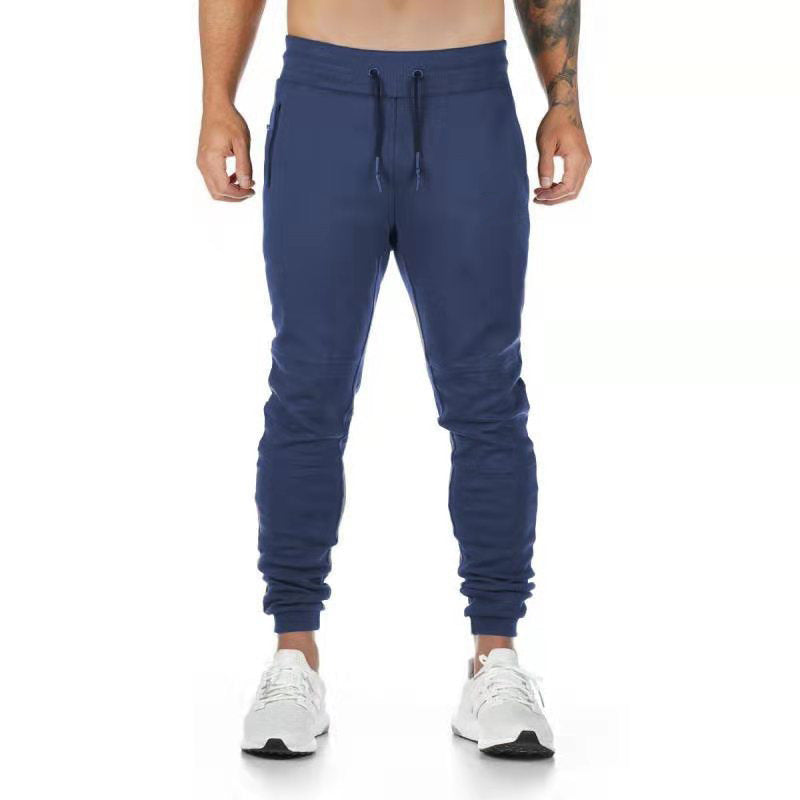 Herren bequeme Jogginghose mit praktischen Reißverschlusstaschen und elastischem Bund Heidi-Mode