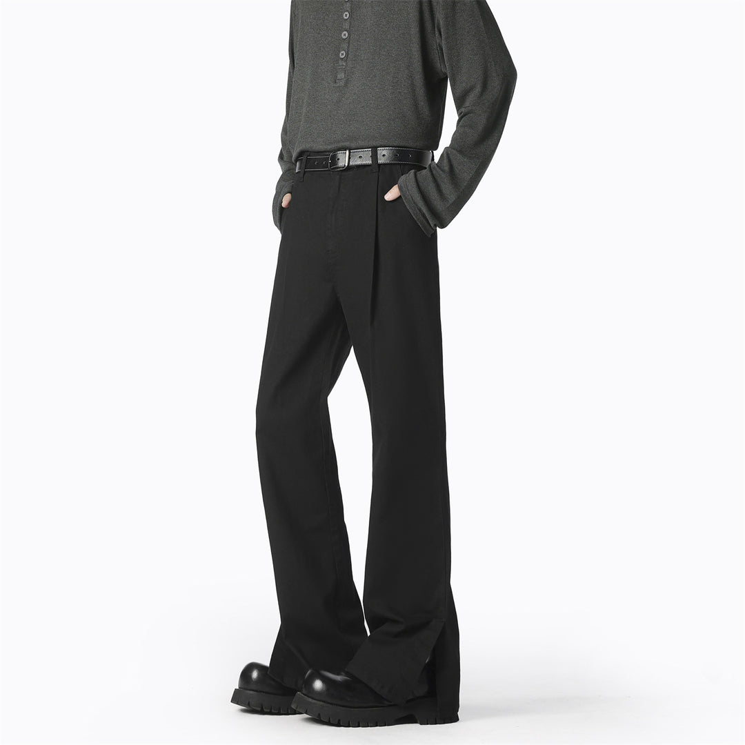 Damen elegante, weite Freizeithose mit feinen Falten und hochwertigen Materialien Heidi-Mode