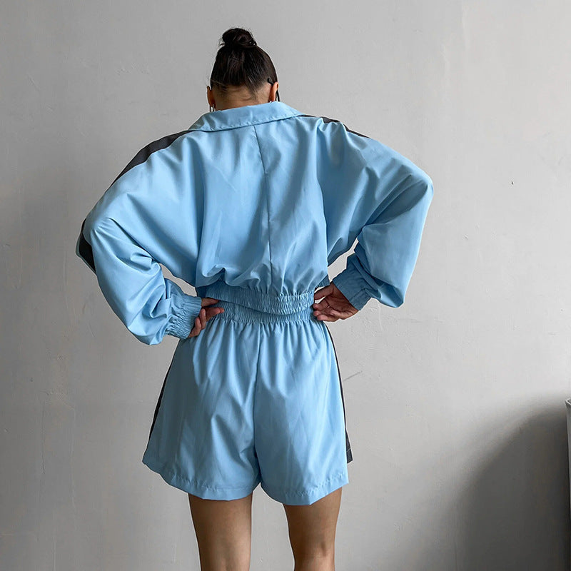 Damen Sportliche Kurzjacke mit elastischem Bund Heidi-Mode