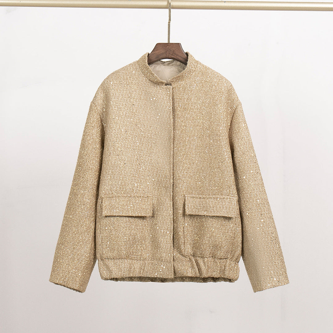 Heidi-Mode | Elegante Jacke mit Funkelnden Pailletten