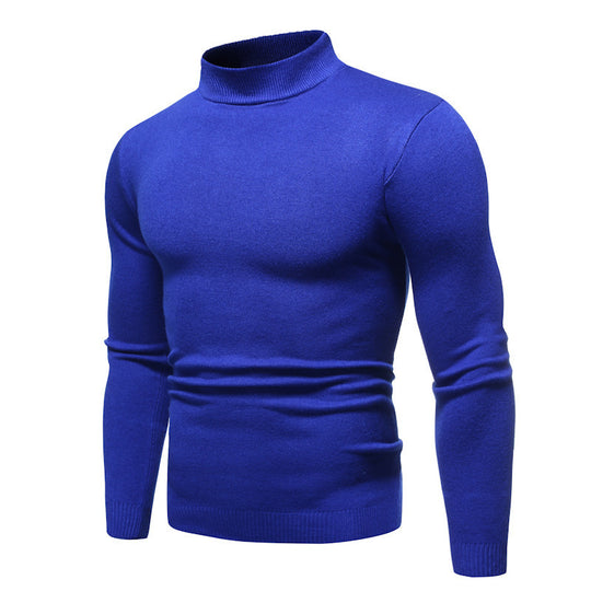Herren zeitloser Rollkragenpullover Heidi-Mode