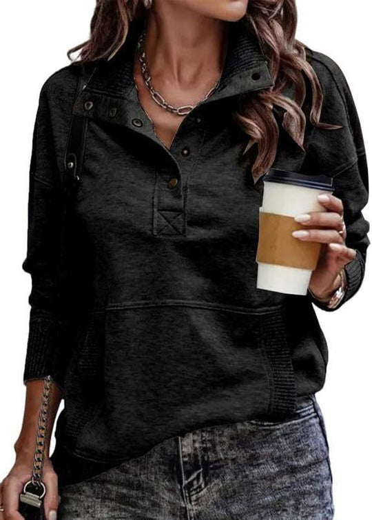 Damen urbaner sportlicher Pullover Heidi-Mode