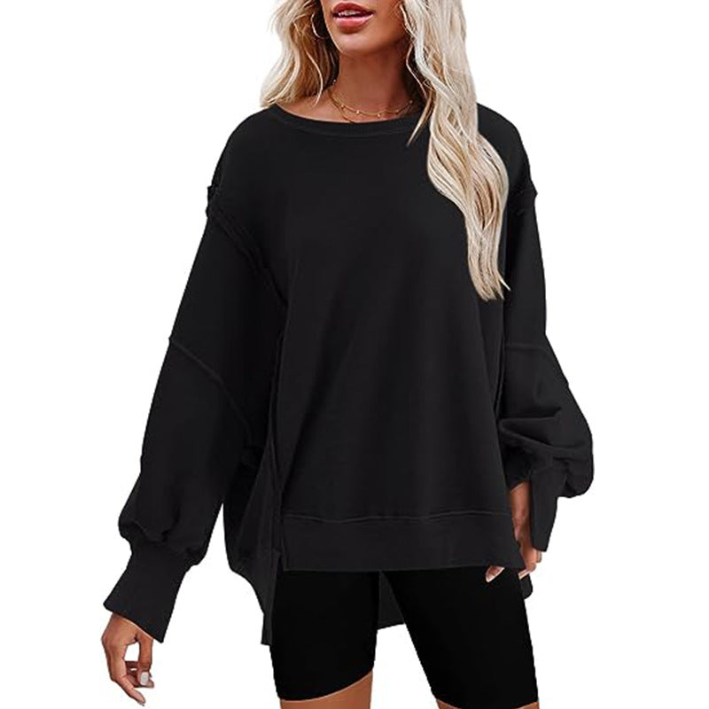 Damen Oversized Sweatshirt Heidi-Mode