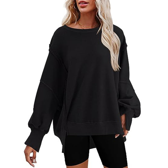 Damen Oversized Sweatshirt Heidi-Mode
