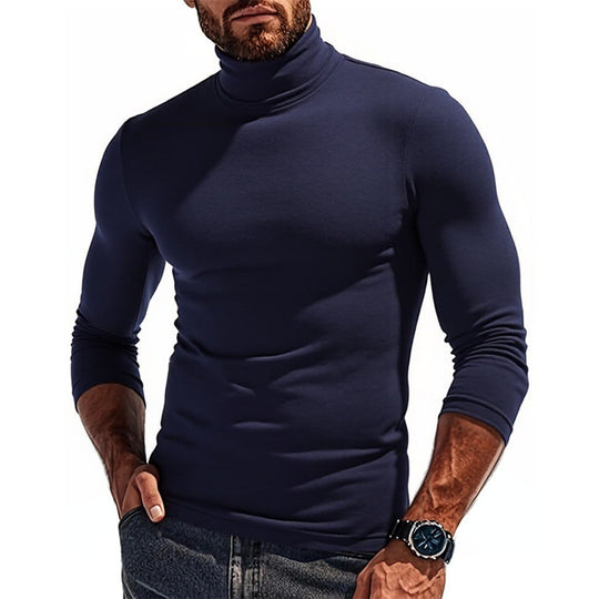 Herren Rollkragenpullover im modernen Design Heidi-Mode