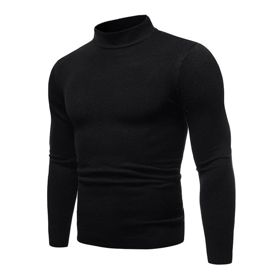 Herren zeitloser Rollkragenpullover Heidi-Mode