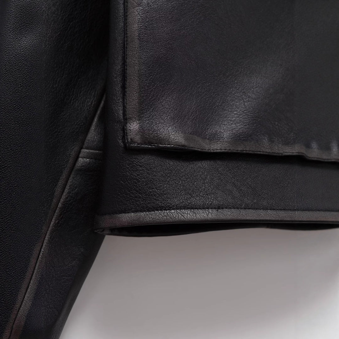 Damen Kurzgeschnittene jacke mit Taschen Heidi-Mode