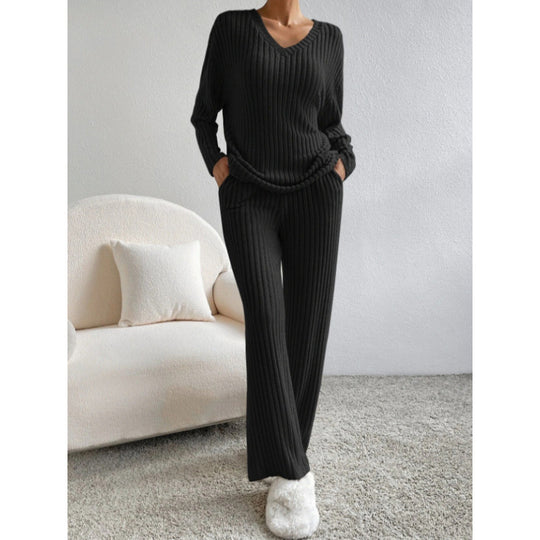 Damen bequemer Strickanzug Heidi-Mode