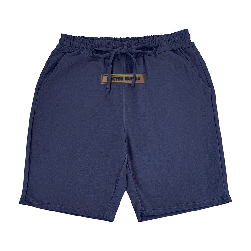Herren lässige Strandshorts mit elastischem Bund und verstellbarem Kordelzug Heidi-Mode