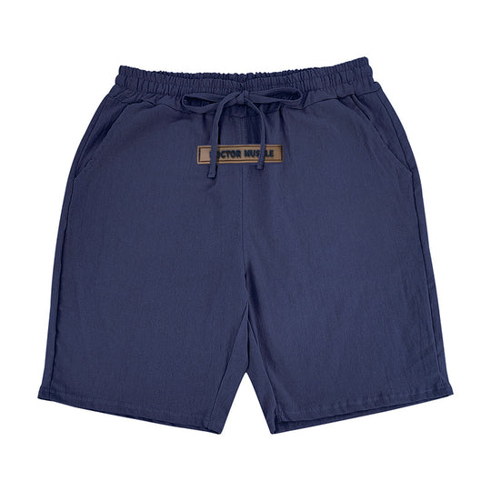 Herren lässige Strandshorts mit elastischem Bund und verstellbarem Kordelzug Heidi-Mode