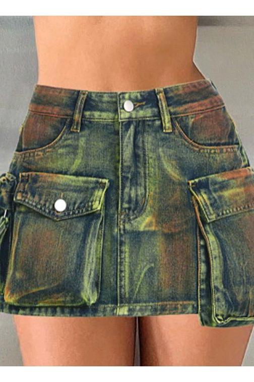 Heidi-Mode | Alter Werkzeug Tasche Denim Rock