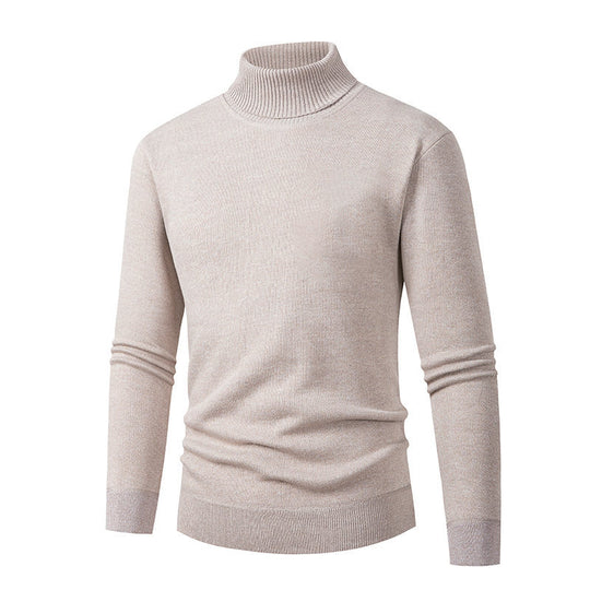 Herren eleganter Rollkragenpullover aus hochwertigem Material Heidi-Mode