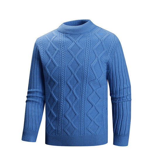Herren Pullover aus strukturiertem Strickmaterial Heidi-Mode