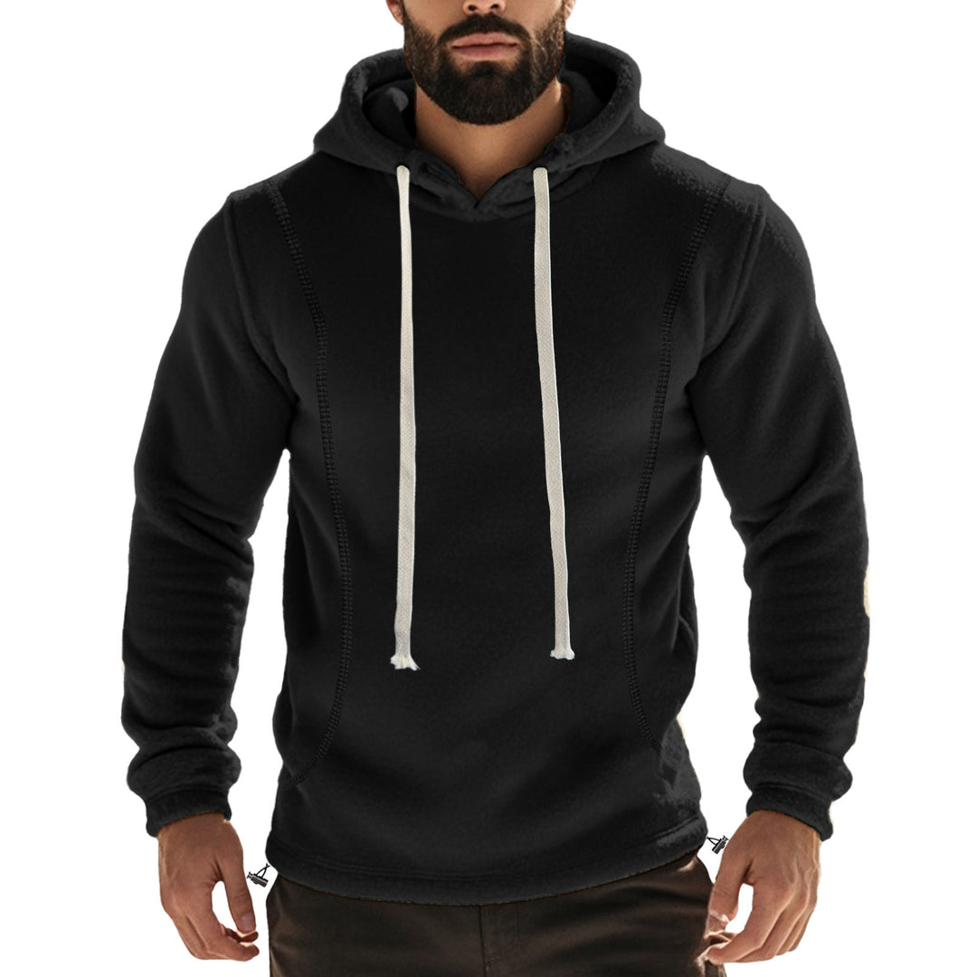 Herren Hochwertiger Fleece-Hoodie mit praktischer Kängurutasche und stylischem Design Heidi-Mode