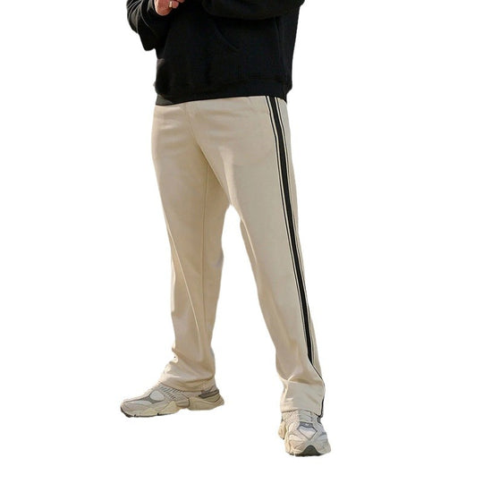 Herren sportliche Trainingshose mit seitlichen Streifen Heidi-Mode