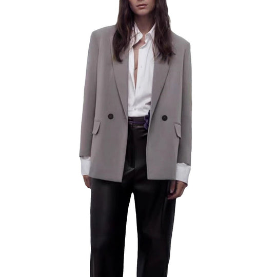 Damen Modischer und eleganter Oversized Blazer Heidi-Mode