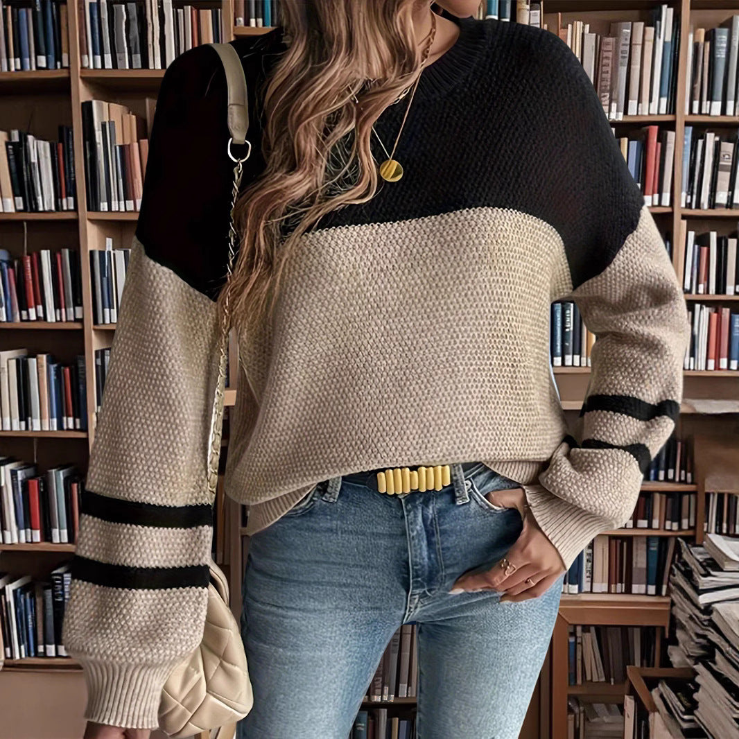 Damen hochwertiger, gestrickter Pullover Heidi-Mode
