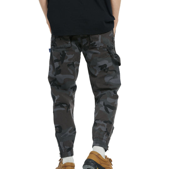 Herren Camo Utility Cargo Hose Heidi-Mode