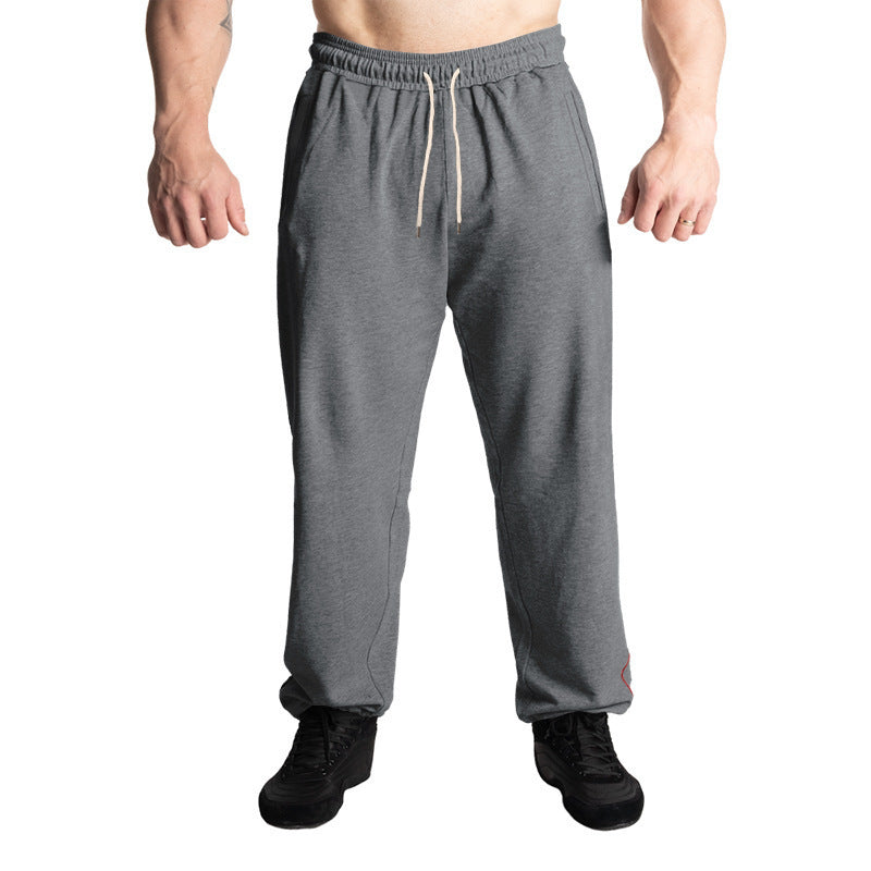 Herren Sportliche Jogginghose mit elastischem Bund und praktischen Seitentaschen Heidi-Mode