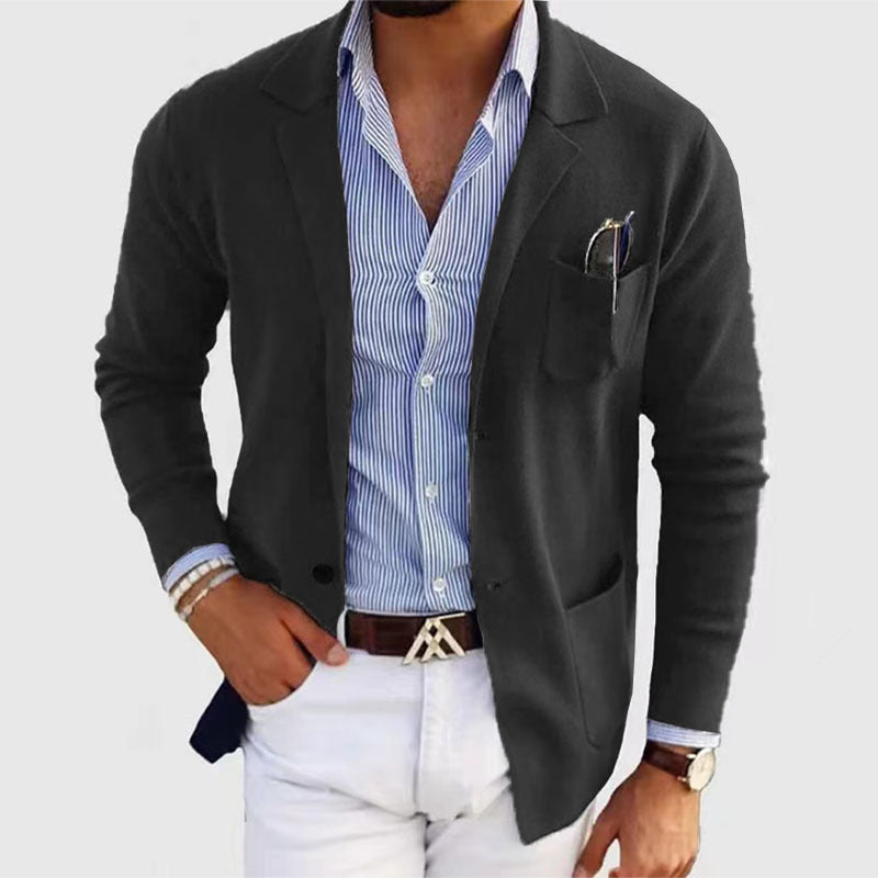 Herren eleganter Strickblazer Heidi-Mode