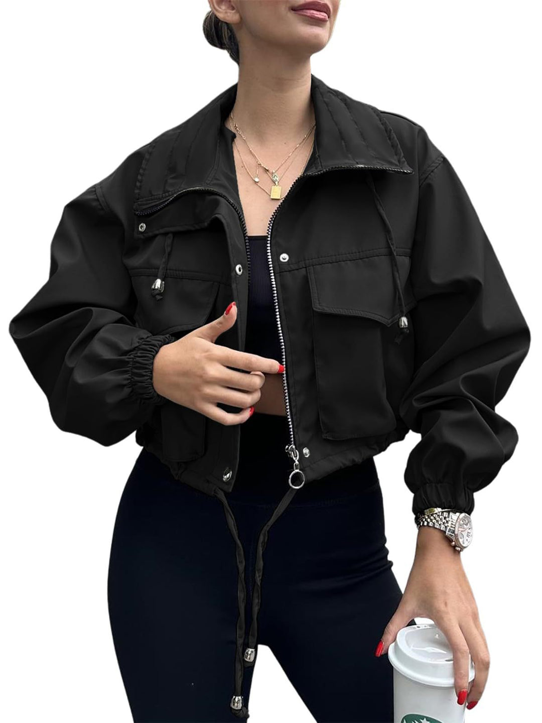 Damen sportliche Kurzjacke Heidi-Mode