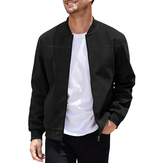 Herren stylische Bomberjacke mit sportlichem Schnitt Heidi-Mode