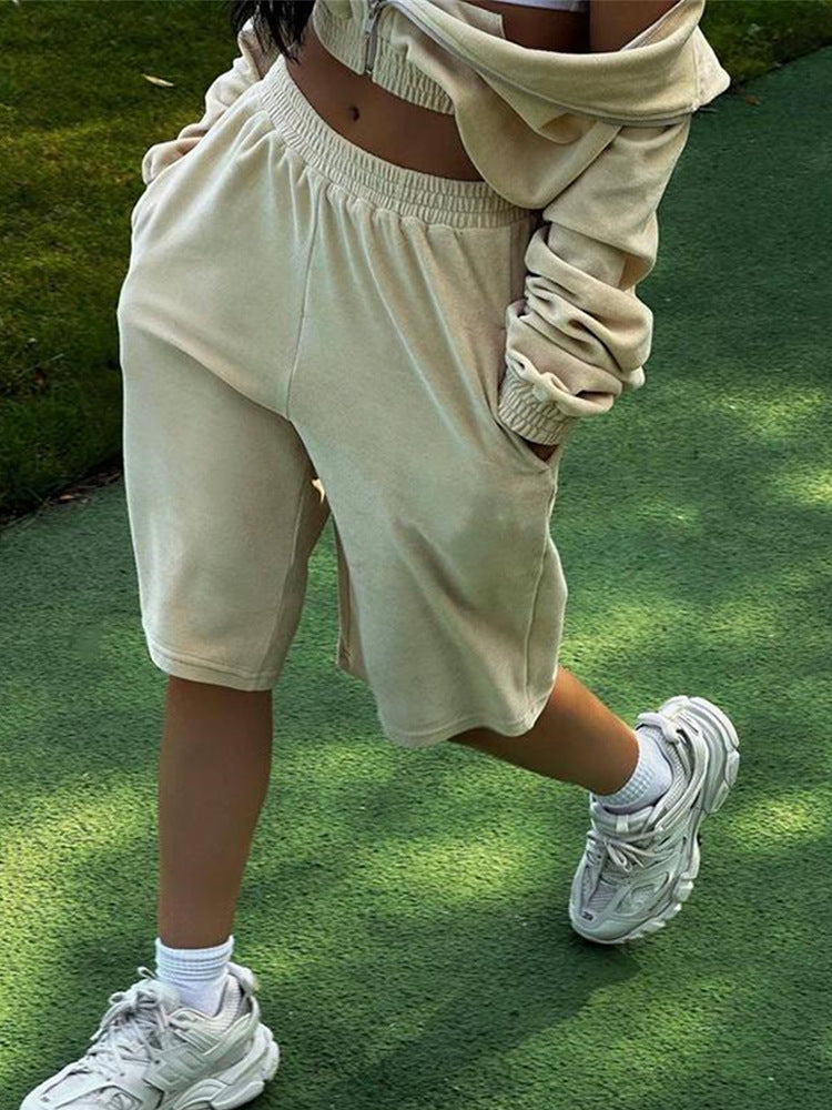 Damen Sportliche Kurzshorts Heidi-Mode