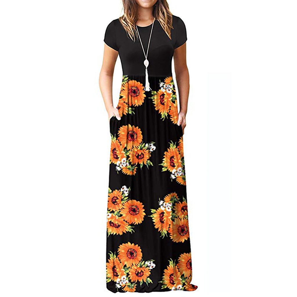 Heidi-Mode | Auffälliger Langer Rock Hot Sale Farbe Kleid