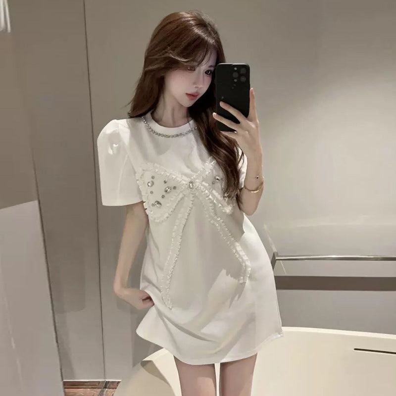 Heidi-Mode | Beaded-Dress Südostasien Strass T-Shirt Kleid
