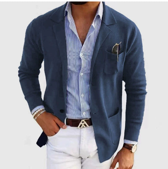 Herren eleganter Strickblazer Heidi-Mode