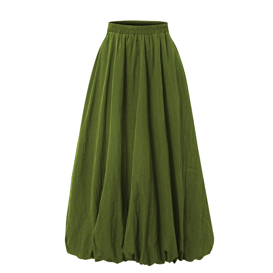Damen luftiger Midirock Heidi-Mode