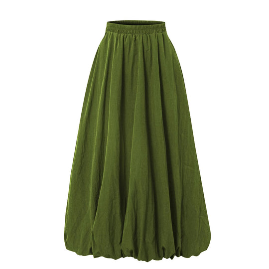 Damen luftiger Midirock Heidi-Mode