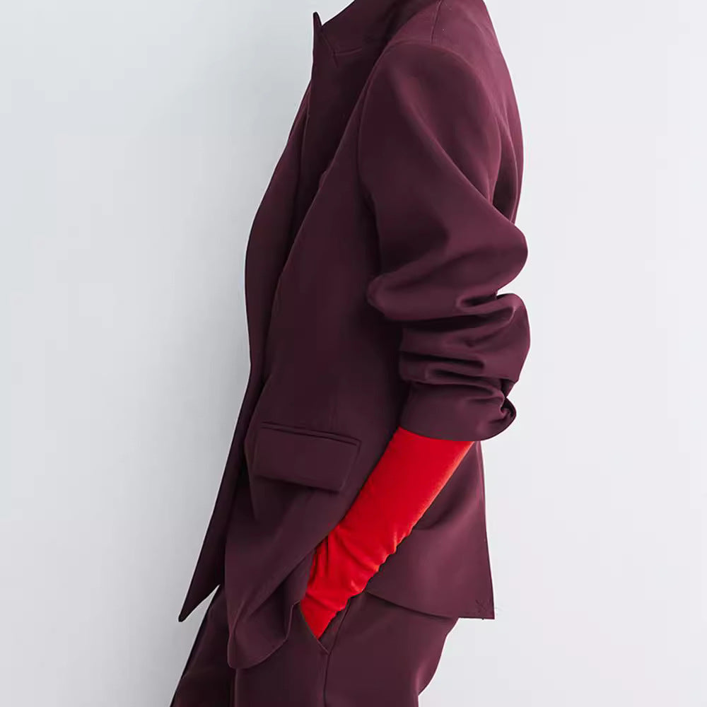 Damen Oversized Blazer mit doppelter Knopfleiste und modernem Schnitt Heidi-Mode