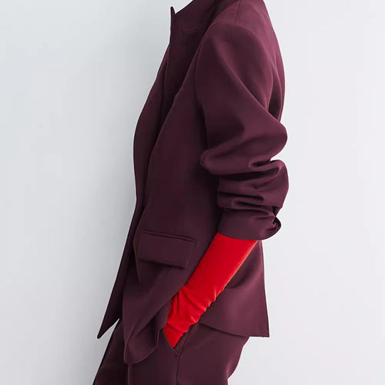 Damen Oversized Blazer mit doppelter Knopfleiste und modernem Schnitt Heidi-Mode