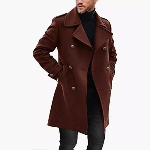 Herren eleganter und leichter Frühlingstrenchcoat Heidi-Mode