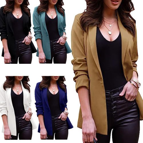 Damen Eleganter Blazer mit tailliertem Schnitt und modernen Details Heidi-Mode