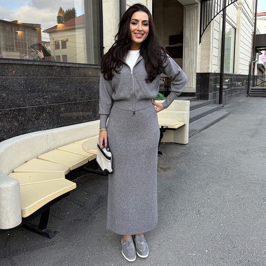 Damen Strickkleid Heidi-Mode