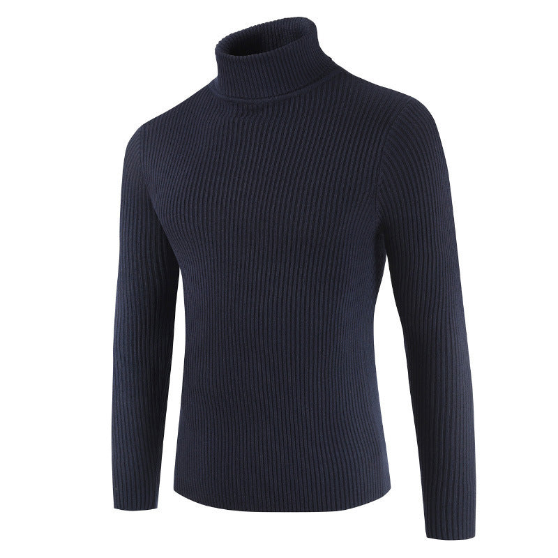 Damen Rollkragenpullover aus gehäkeltem Strick Heidi-Mode