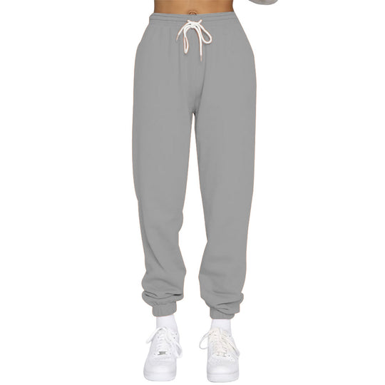 Damen Komfortable Jogginghose mit verstellbarem Bund und elastischen Bündchen Heidi-Mode