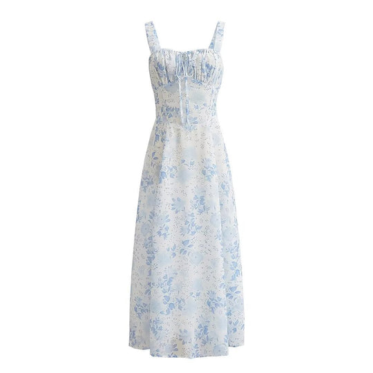 Heidi-Mode | Bindemittel Lange Slip Midi Kleid