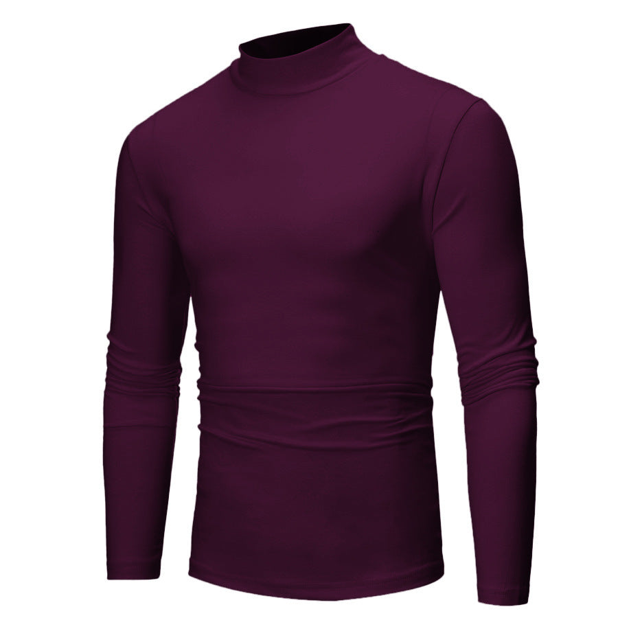 Herren turtleneck Langarmshirt Heidi-Mode
