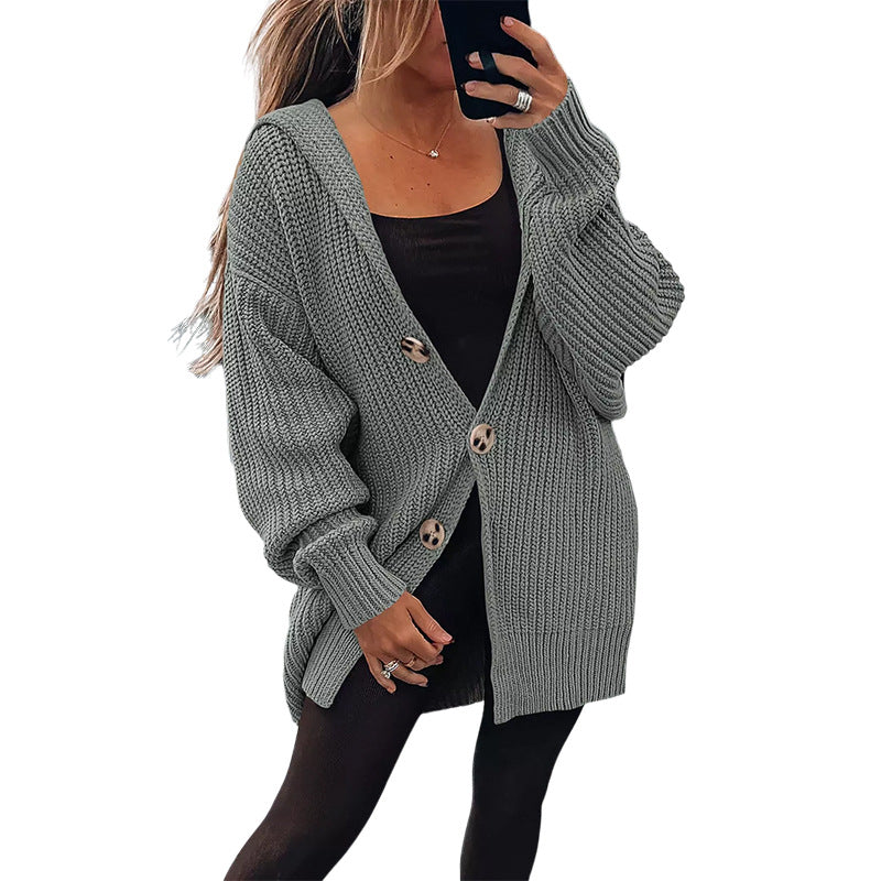 Damen Übergroßer Strickcardigan Heidi-Mode