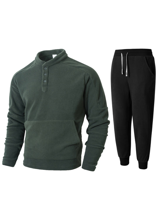 Herren Fleece Freizeitanzug Heidi-Mode