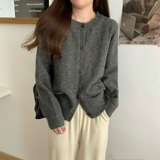 Damen Kuschelige Strickjacke mit praktischen Taschen Heidi-Mode