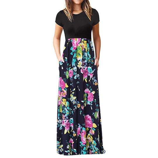 Heidi-Mode | Auffälliger Langer Rock Hot Sale Farbe Kleid