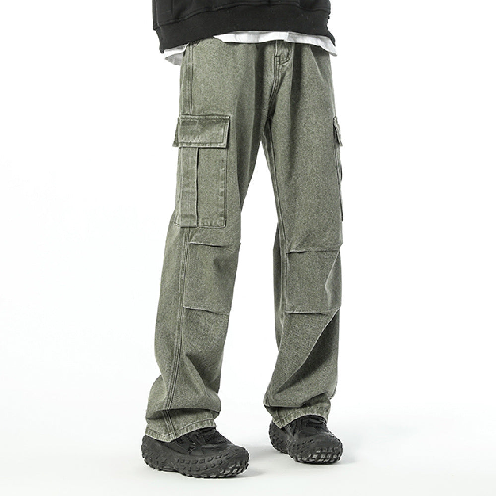 Herren Cargo-Hose mit vielseitigen Taschen und bequemem Schnitt Heidi-Mode