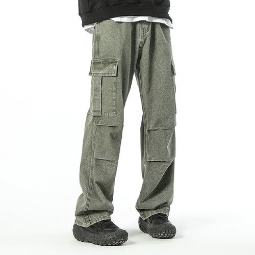 Herren Cargo-Hose mit vielseitigen Taschen und bequemem Schnitt Heidi-Mode